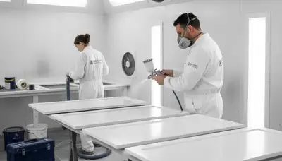 Cabinet painting in Plymouth, MA for durable coastal kitchen updates