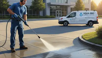 Plymouth, MA concrete pressure cleaning for driveways, patios, and walkways by Plymouth Paint Pros