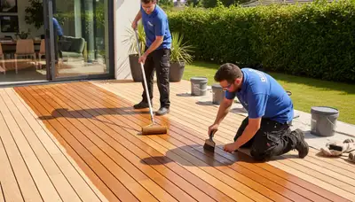 Deck staining service in Plymouth, MA to protect wood from salt air, moisture, and weathering