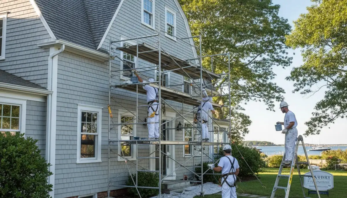 Painting contractor in Plymouth, MA providing residential and commercial painting services