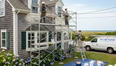 Professional painting contractor serving Plymouth, MA for interior and exterior house painting services