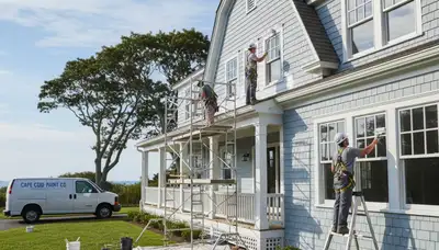 Professional painter serving Plymouth, MA for interior and exterior painting services
