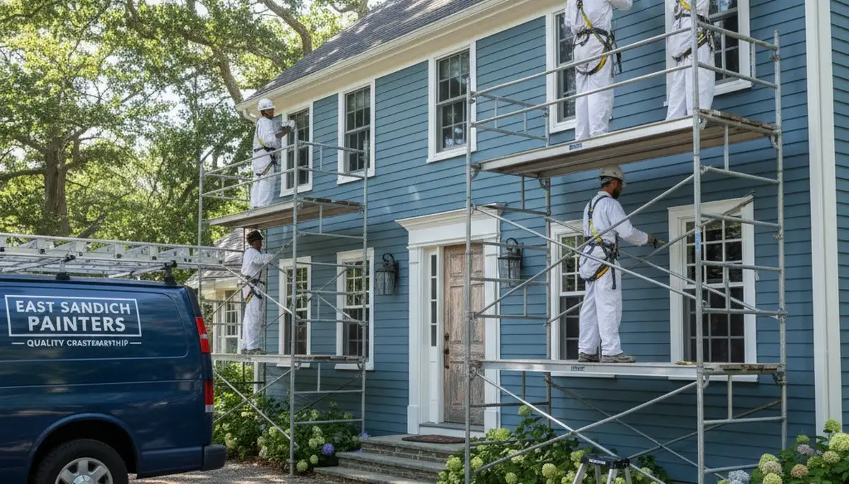 Professional painting crew serving Plymouth, MA with expert interior and exterior house painting services
