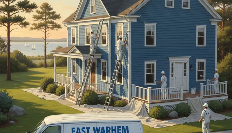 Professional painter serving Plymouth, MA for residential and commercial painting services