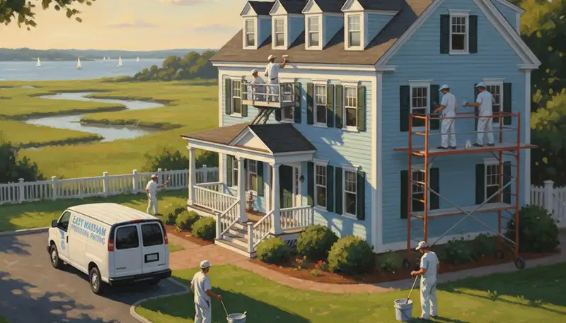 Professional painting team in Plymouth, MA serving residential and commercial painting projects