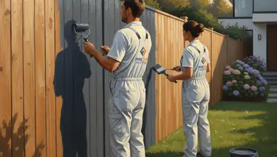 Fence painting service in Plymouth, MA for durable protection against salt air and weather