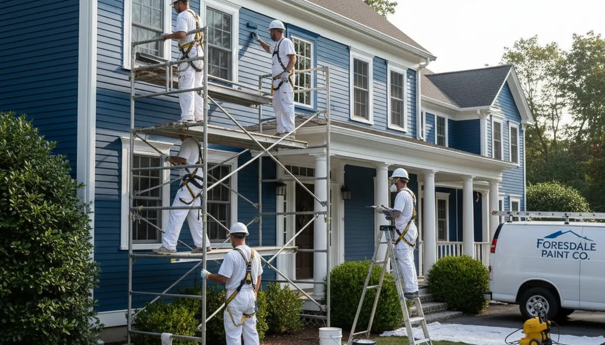 Professional painter providing interior and exterior painting services in Plymouth, MA