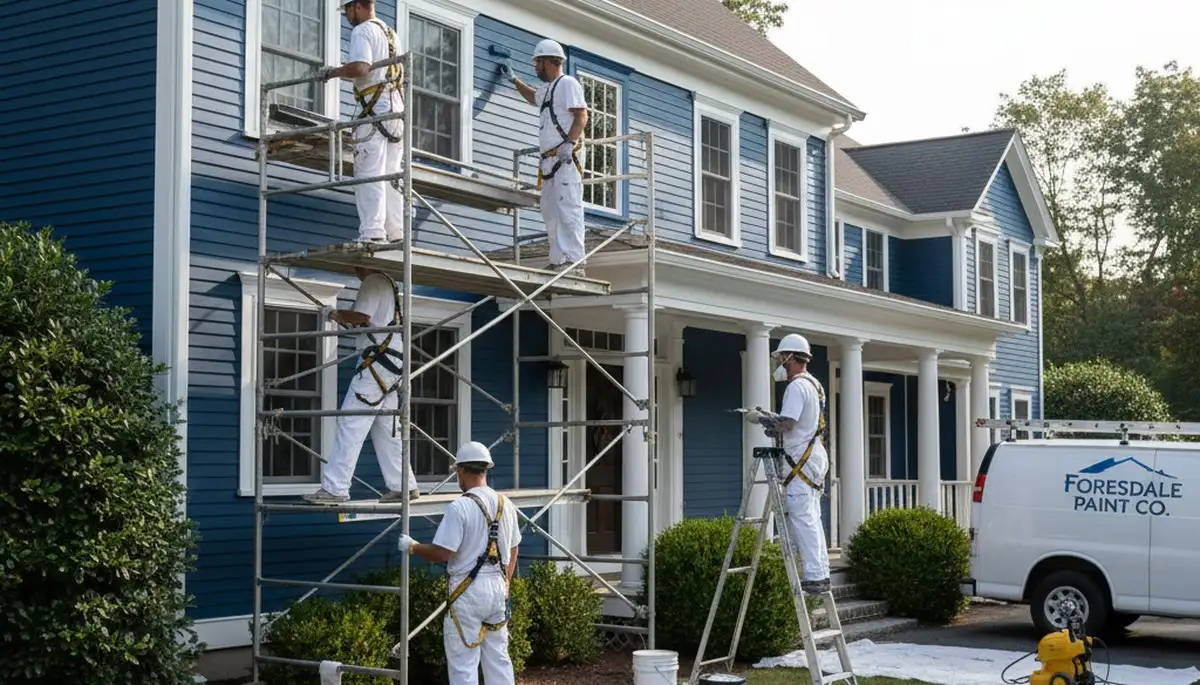 Professional painter providing interior and exterior painting services in Plymouth, MA