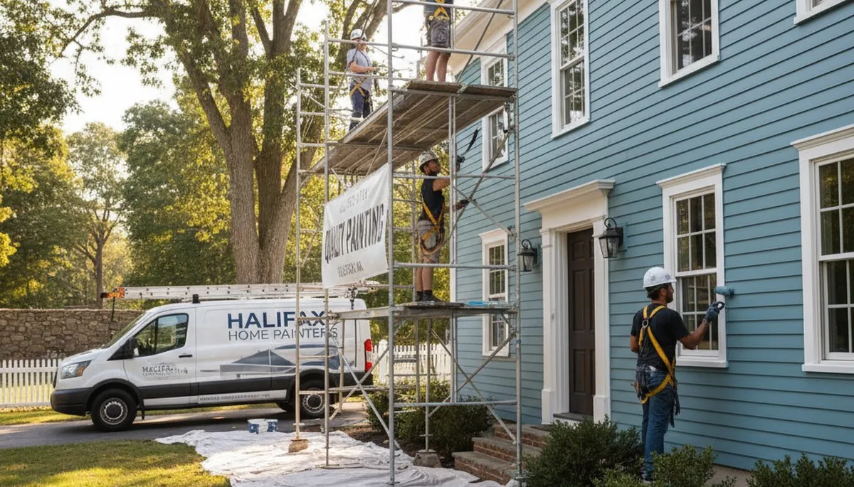 Painting contractor in Plymouth, MA providing professional interior and exterior painting services