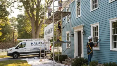 Painting contractor in Plymouth, MA providing professional interior and exterior painting services
