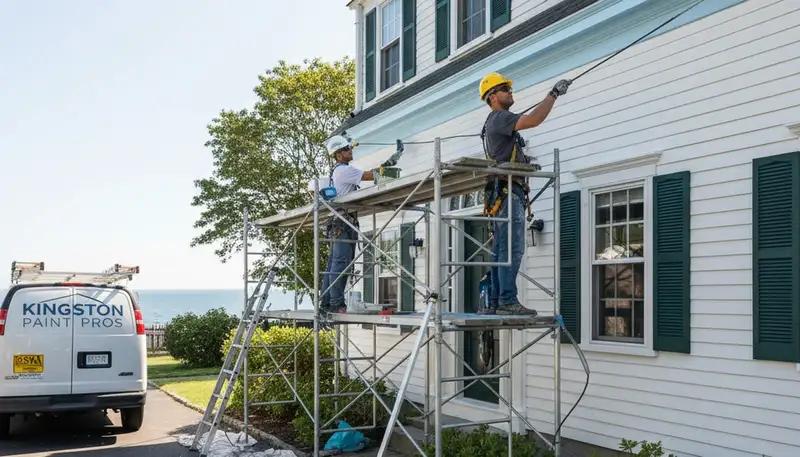 Professional painter serving Plymouth, MA for interior and exterior house painting services
