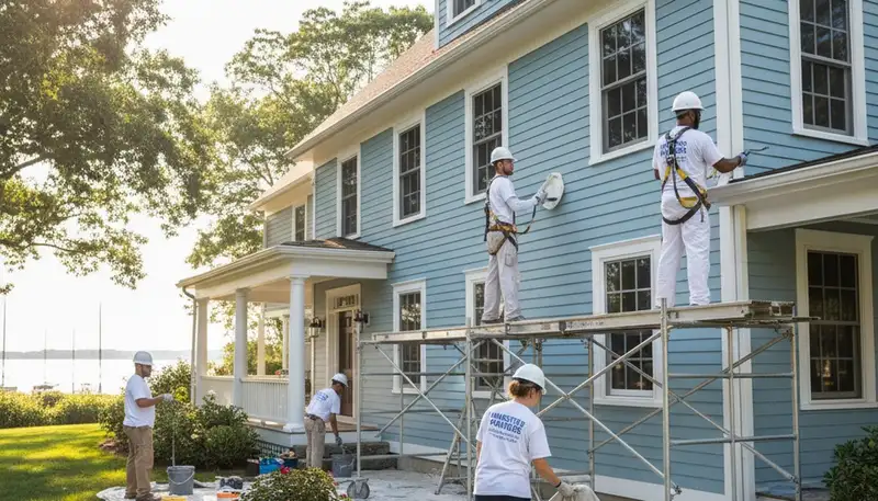 Professional painting services in Plymouth, MA for residential and commercial properties