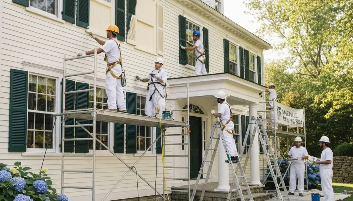 Painting contractor serving Plymouth, MA for interior and exterior house painting projects
