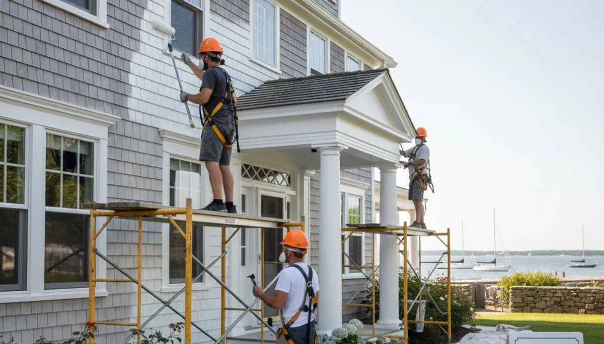 Professional painting service in Plymouth, MA for residential and commercial projects