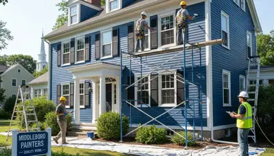 Professional painter serving Plymouth, MA for residential and commercial painting projects