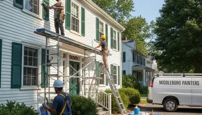 Professional painting contractor serving Plymouth, MA for interior and exterior house painting services