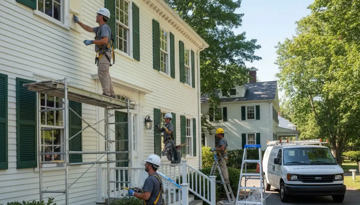 Professional painters in Plymouth, MA providing interior and exterior painting services