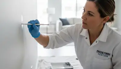 Paint touch-up service in Plymouth, MA for chips, scuffs, and faded spots on coastal home walls