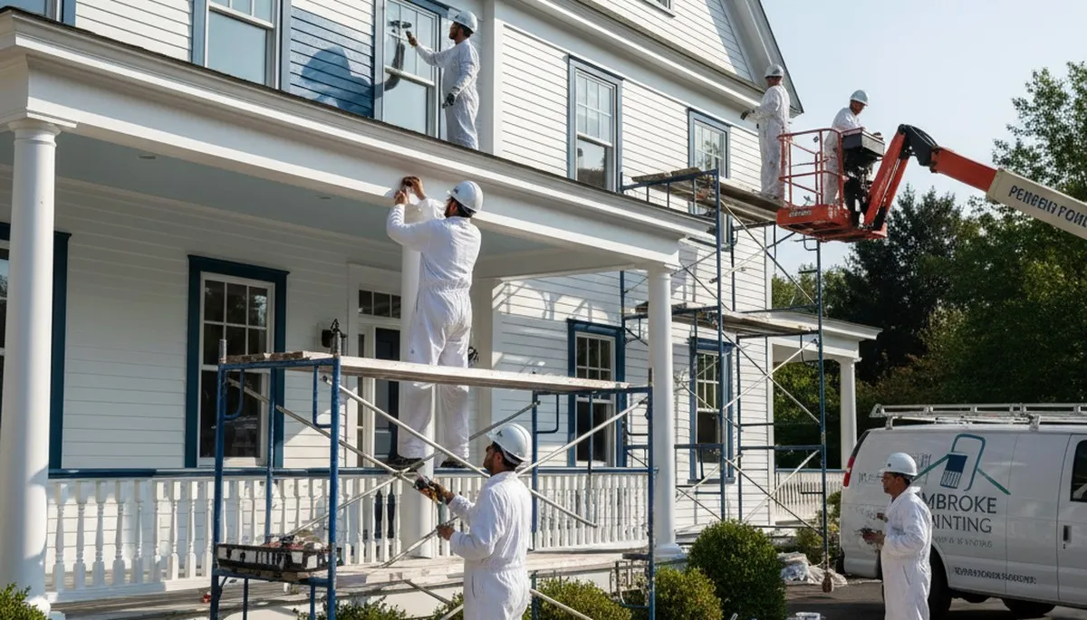 Professional painter serving Plymouth, MA with interior and exterior house painting services