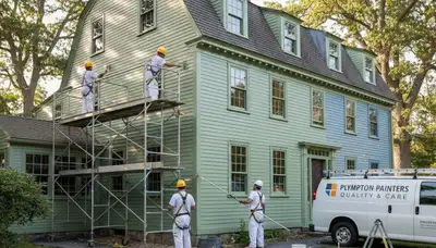 Painting contractor serving Plymouth, MA for residential and commercial interior and exterior projects