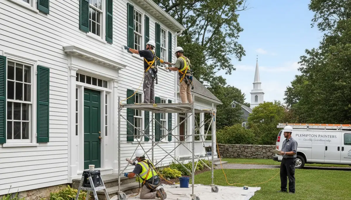 Professional painting service in Plymouth, MA, for interior and exterior home painting projects