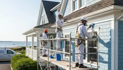Professional painter serving Plymouth, MA for residential and commercial painting services