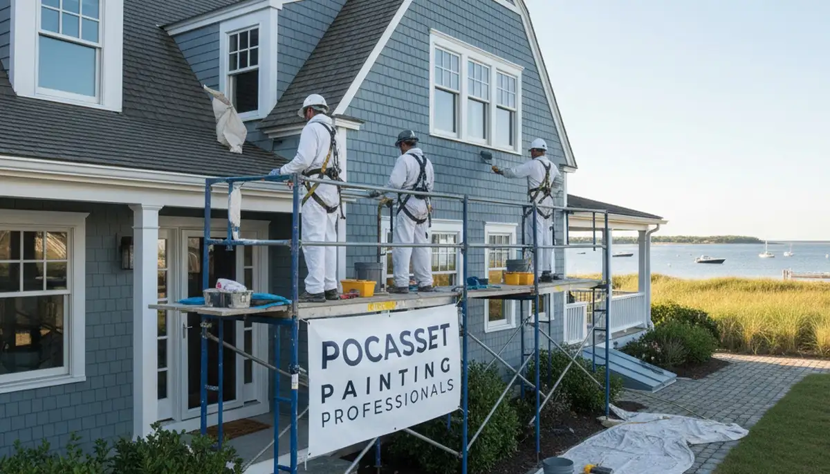Painting contractor in Plymouth, MA providing professional interior and exterior painting services