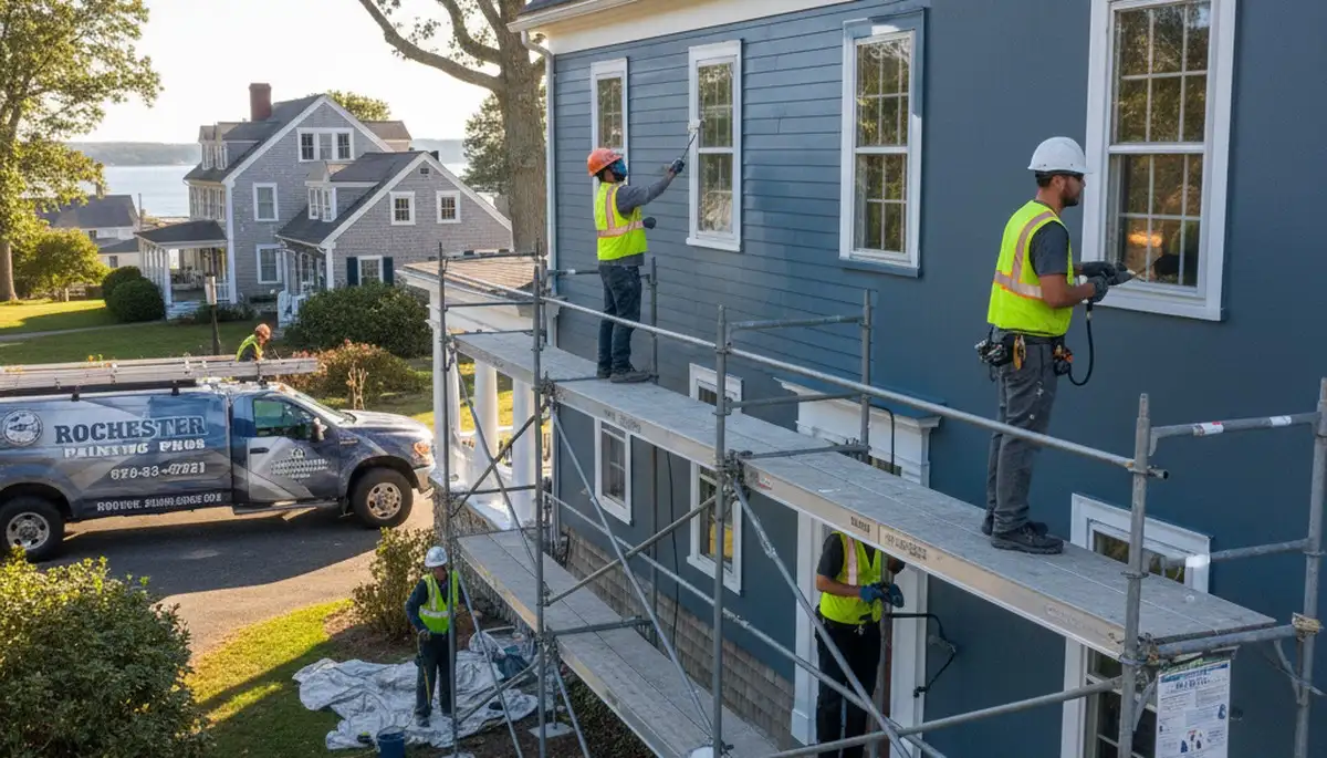 Professional painting services in Plymouth, MA for residential and commercial properties