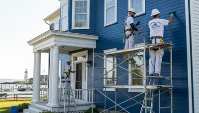 Painting contractor in Plymouth, MA offering professional residential and commercial painting services